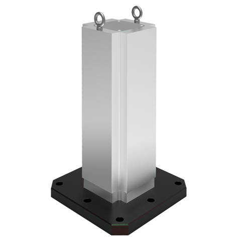 Torre Tombstone de Aluminio Maquinable 400 mm 4 Lados 5th Axis – DHU ...