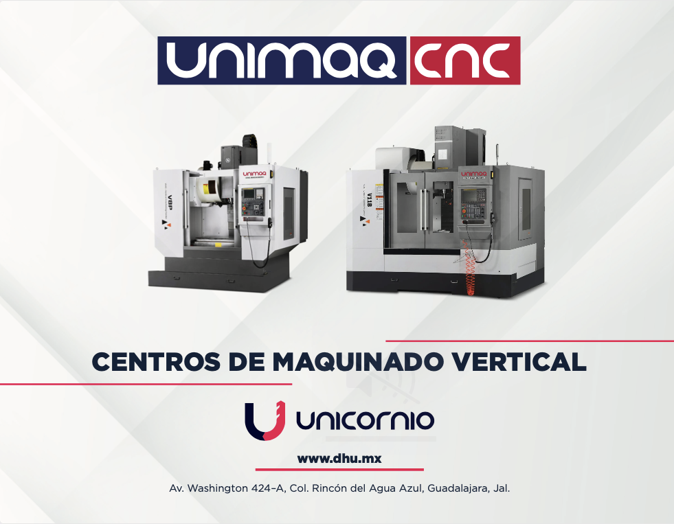 Centro de Maquinado Vertical Unimaq CNC VMC850P - 1er Broshure