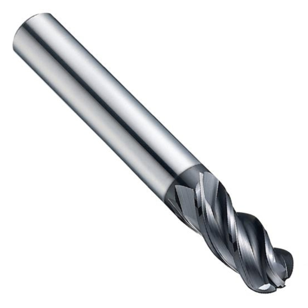 Cortador Carburo Vertical Bola 4fl 1 mm x 3 mm x 4 mm x 38 mm TiAlN Cobra